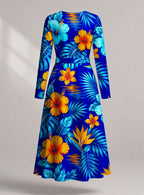 "Maua" Viscose Midi Dress Promo