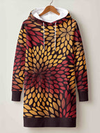 "Mavuno" Hoodie Dress