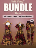 "Mavuno" 2 Dresses + Free Leggings
