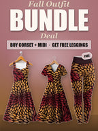"Mavuno" 2 Dresses + Free Leggings