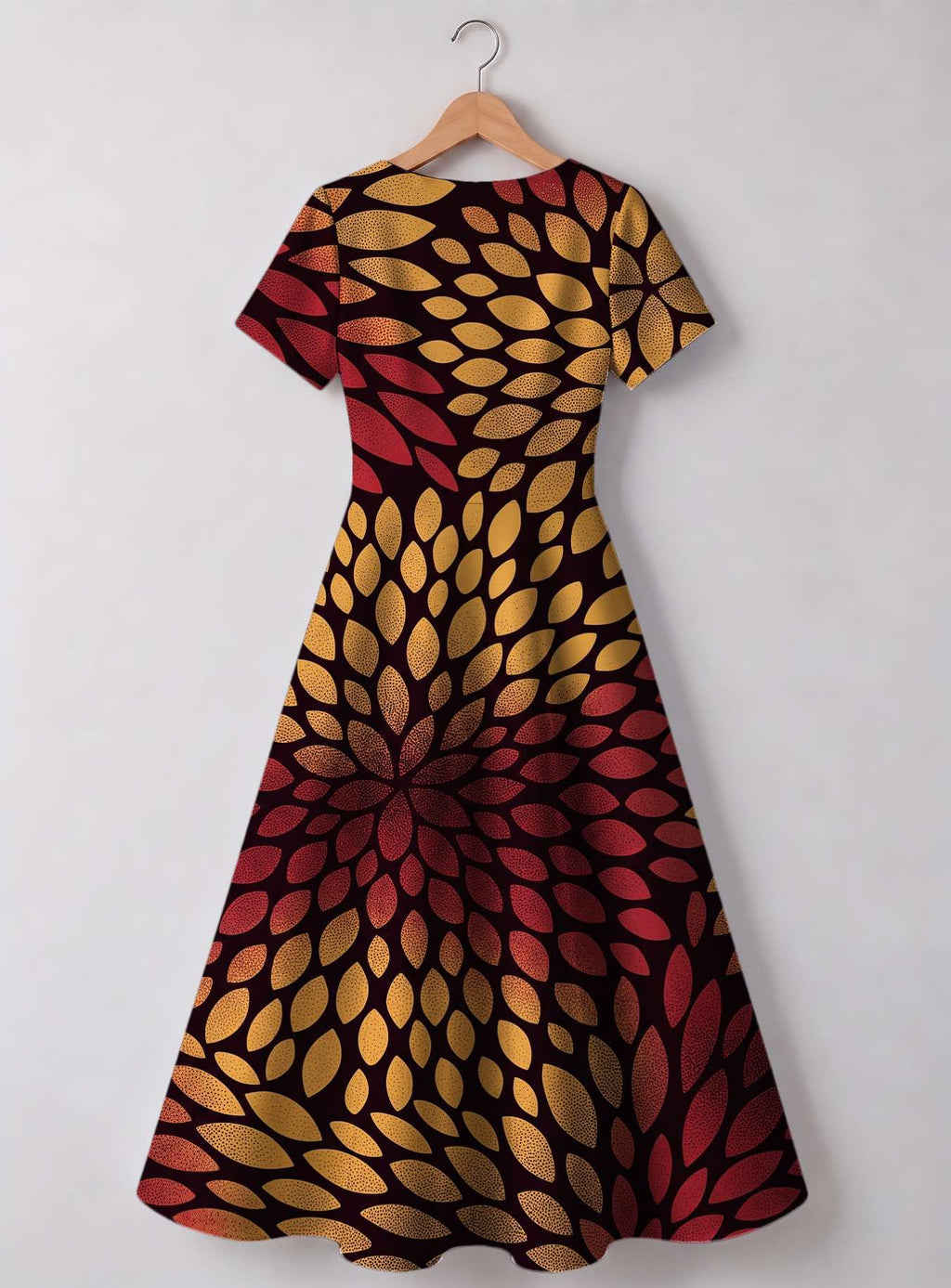 "Mavuno" Sweetheart Midi Dress