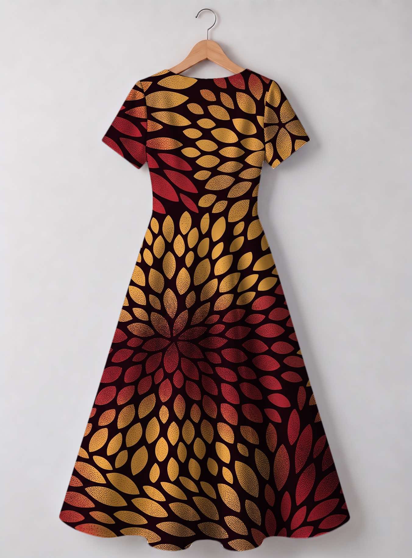 "Mavuno" Sweetheart Midi Dress