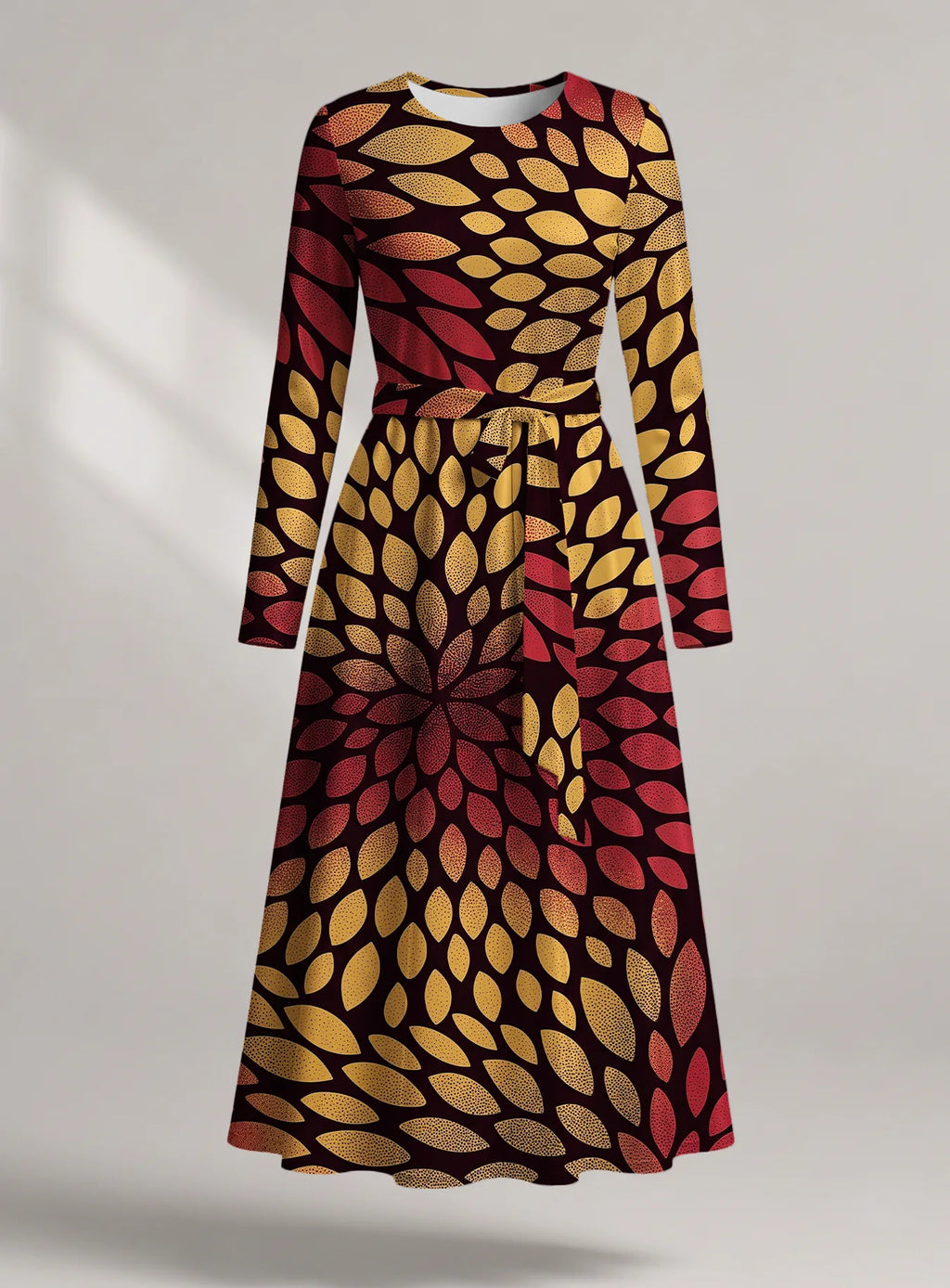 "Mavuno" Long Sleeve Midaxi Dress Promo