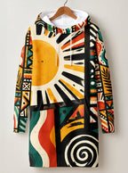 "Mawio" Hoodie Dress — front flat