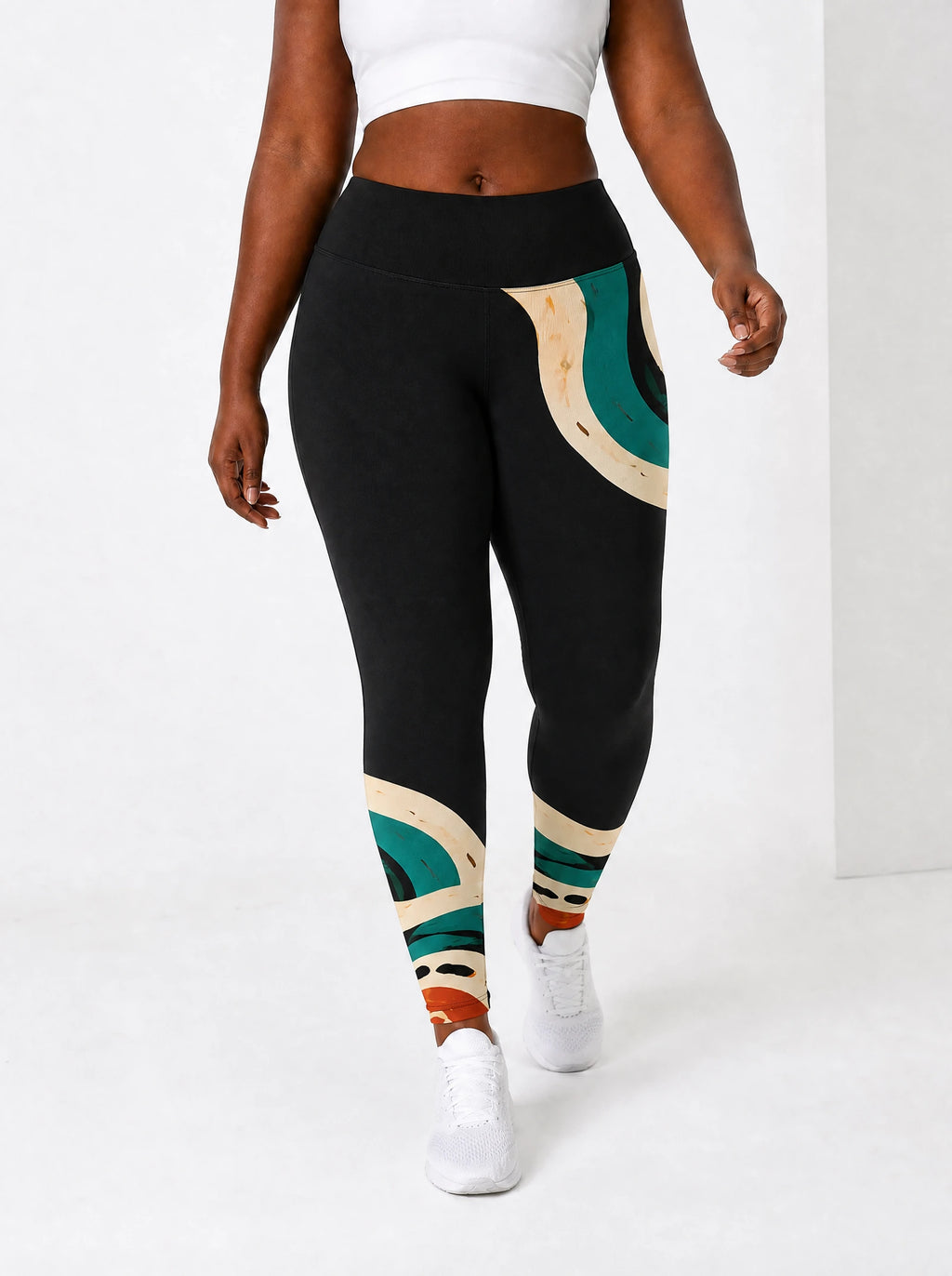 "Mawio" Leggings — front view on model