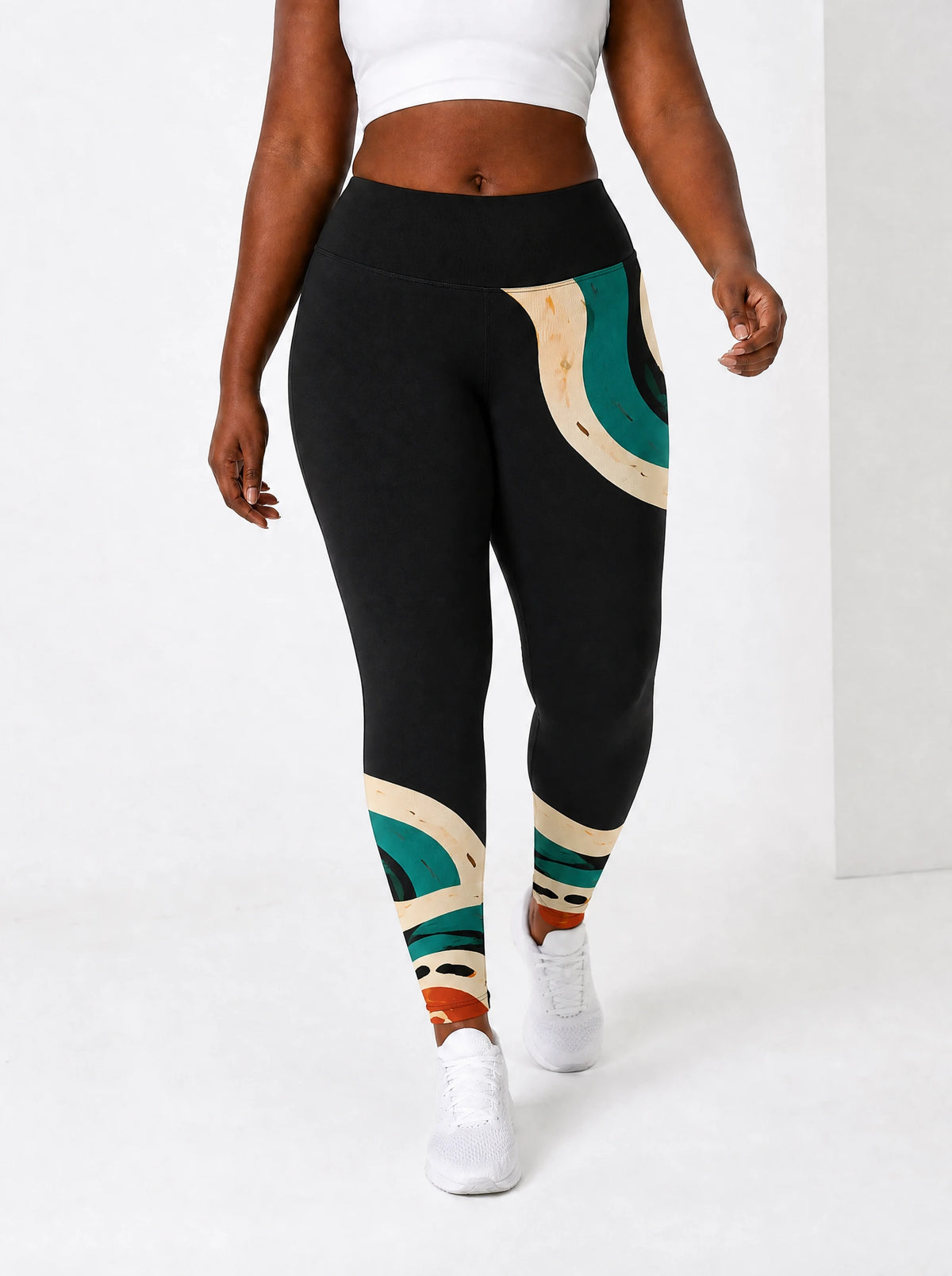 "Mawio" Leggings — front view on model