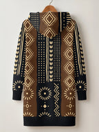"Mbao" Hoodie Dress — back flat
