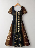 "Mbao" Sweetheart Midi Dress Promo