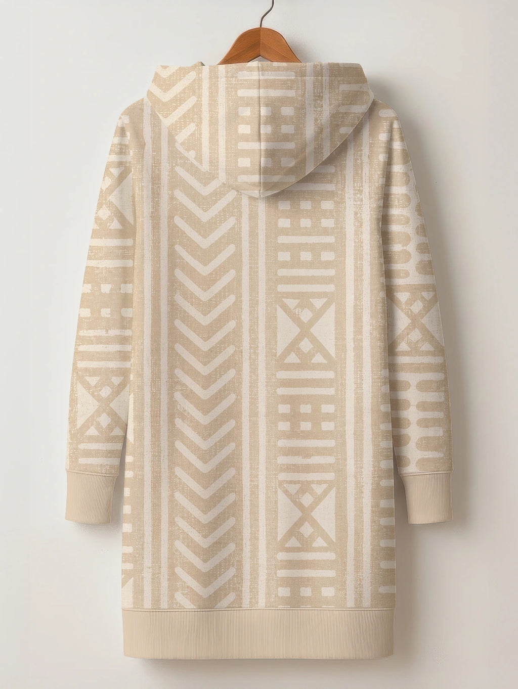 "Mchanga" Hoodie Dress — back flat
