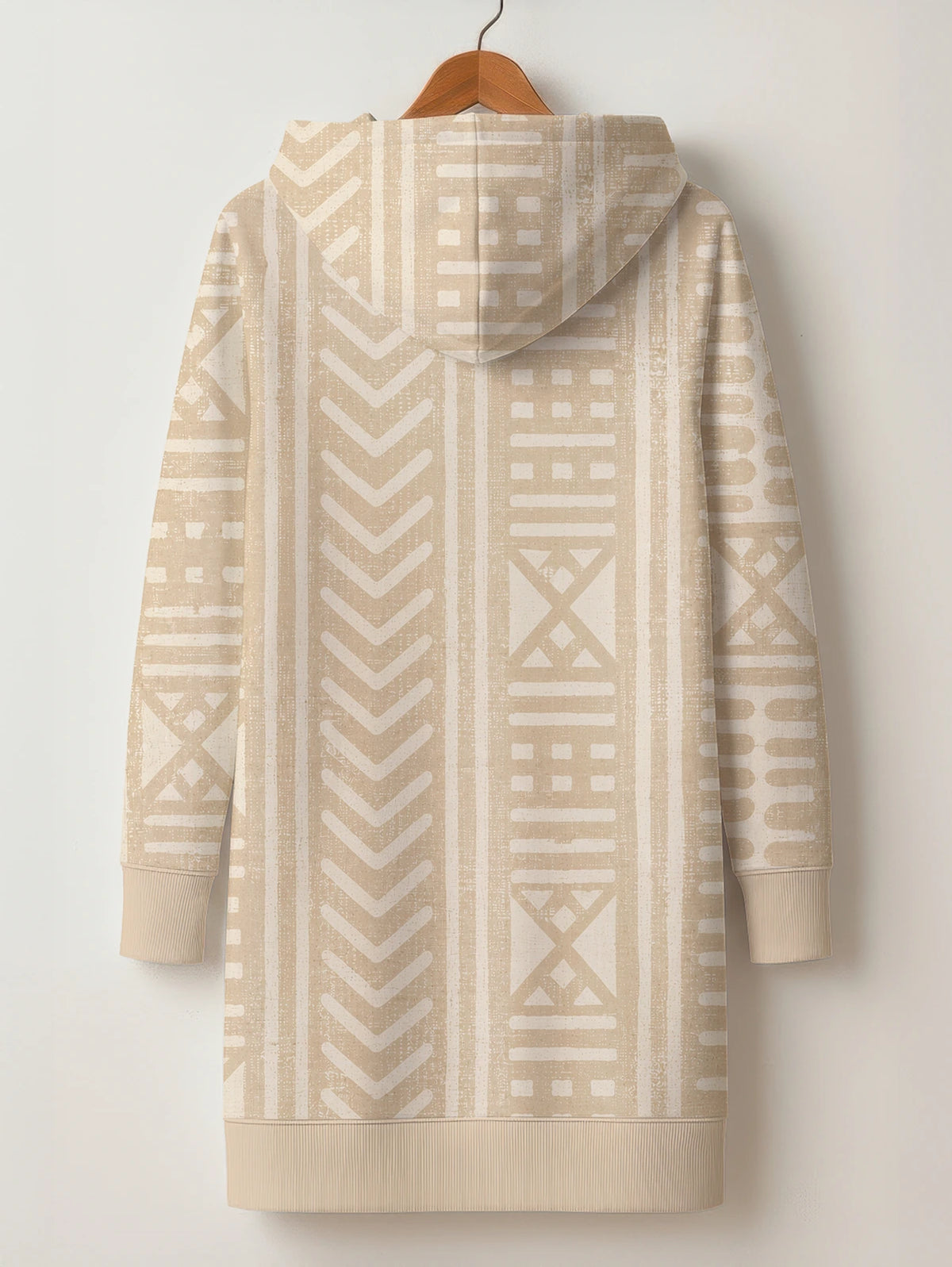 "Mchanga" Hoodie Dress — back flat