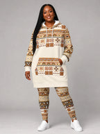 "Mdalasini" Hoodie Dress & Leggings Deal