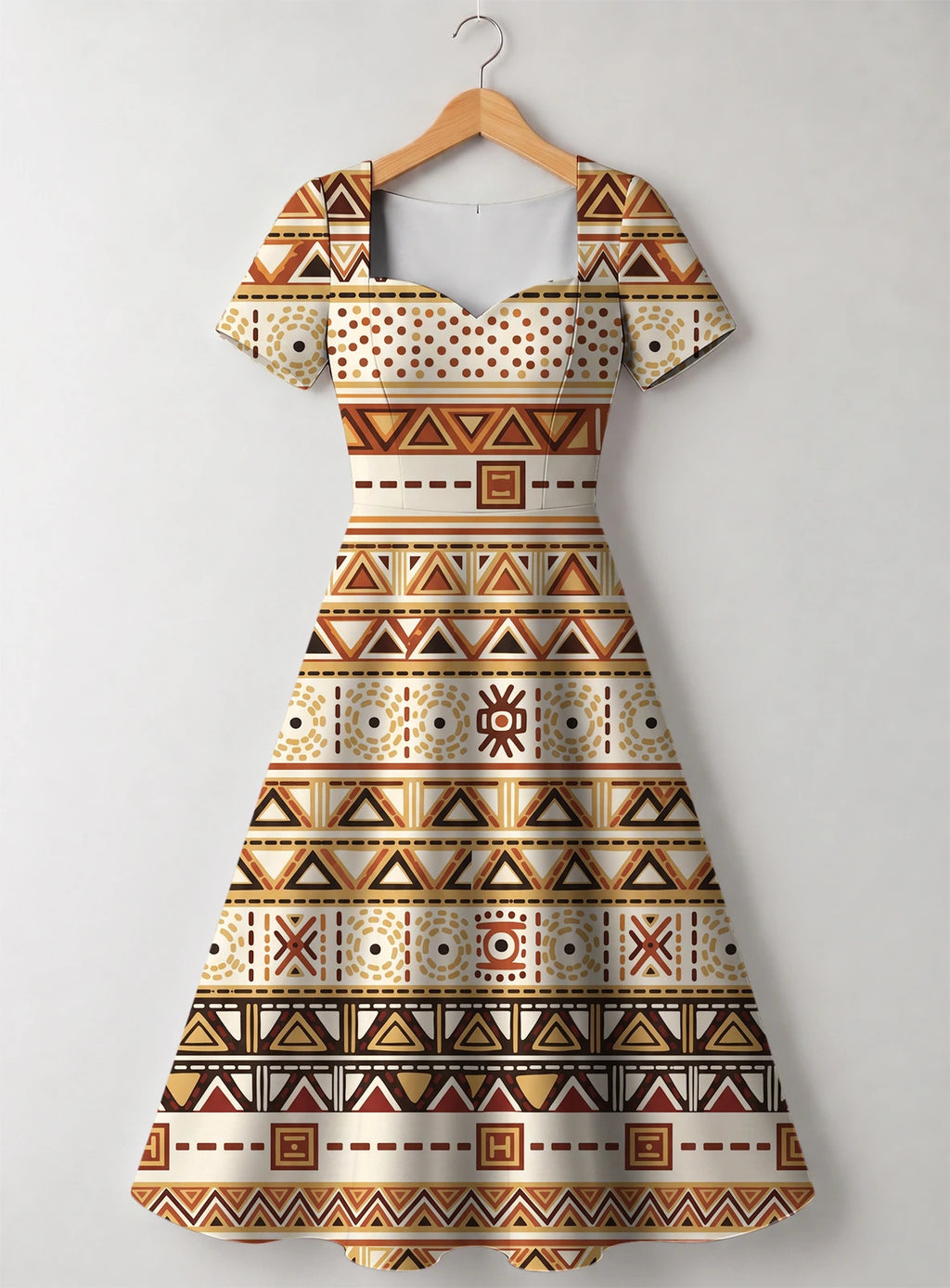 "Mdalasini" Sweetheart Midi Dress Promo