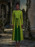 "Medusa" Long Sleeve Midaxi Dress