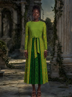 "Medusa" Long Sleeve Midaxi Dress