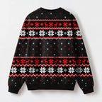 "Melanated" Christmas Sweatshirt — back view