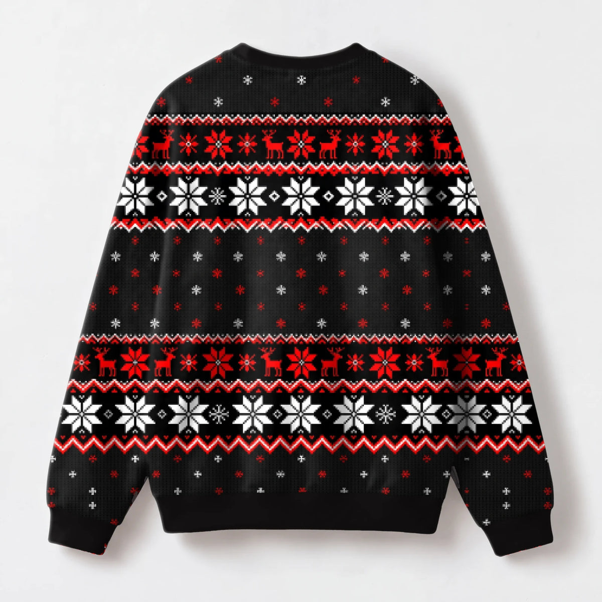 "Melanated" Christmas Sweatshirt — back view