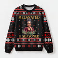 "Melanated" Christmas Sweatshirt