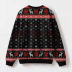 "Meltdown" Christmas Sweatshirt — back view