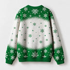 "Merry Curls" Christmas Sweatshirt — back view