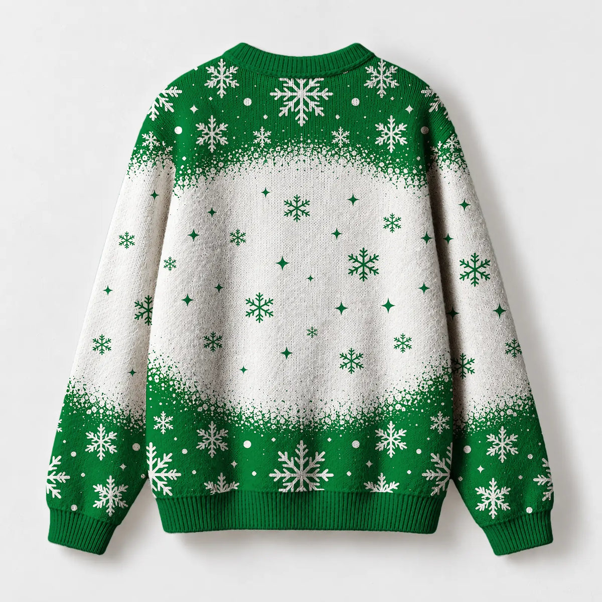 "Merry Curls" Christmas Sweatshirt — back view