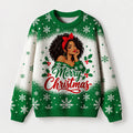 "Merry Curls" Christmas Sweatshirt