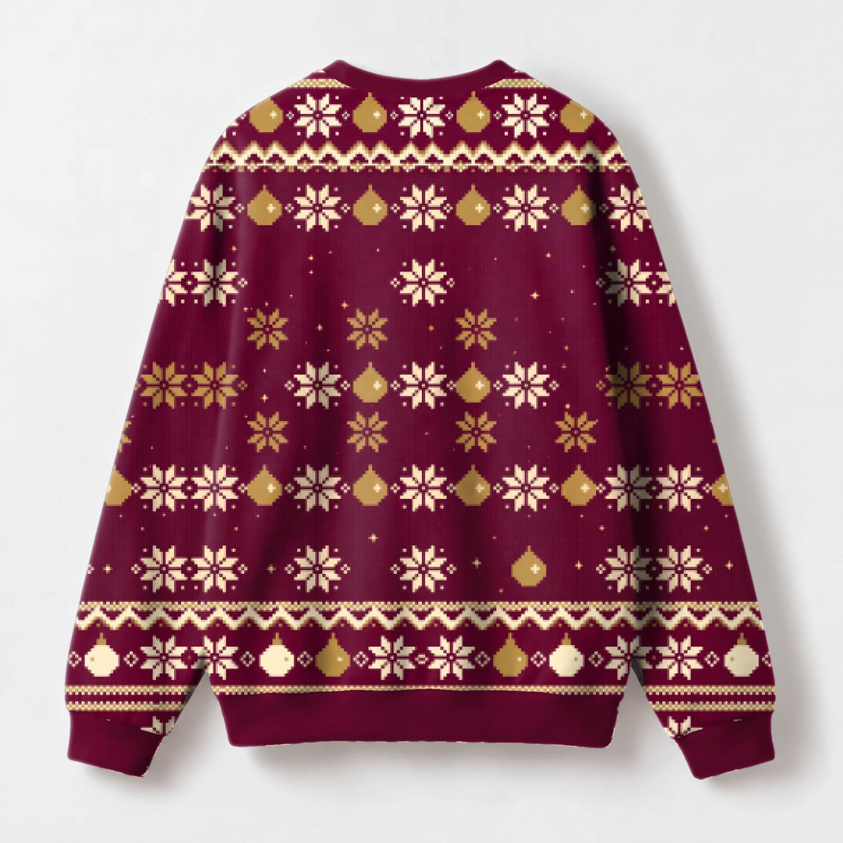 "Merry Martini" Christmas Sweatshirt — back view