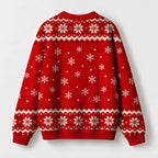 "Merry Melanin" Christmas Sweatshirt — back view
