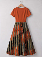 "Miali" Sweetheart Midi Dress