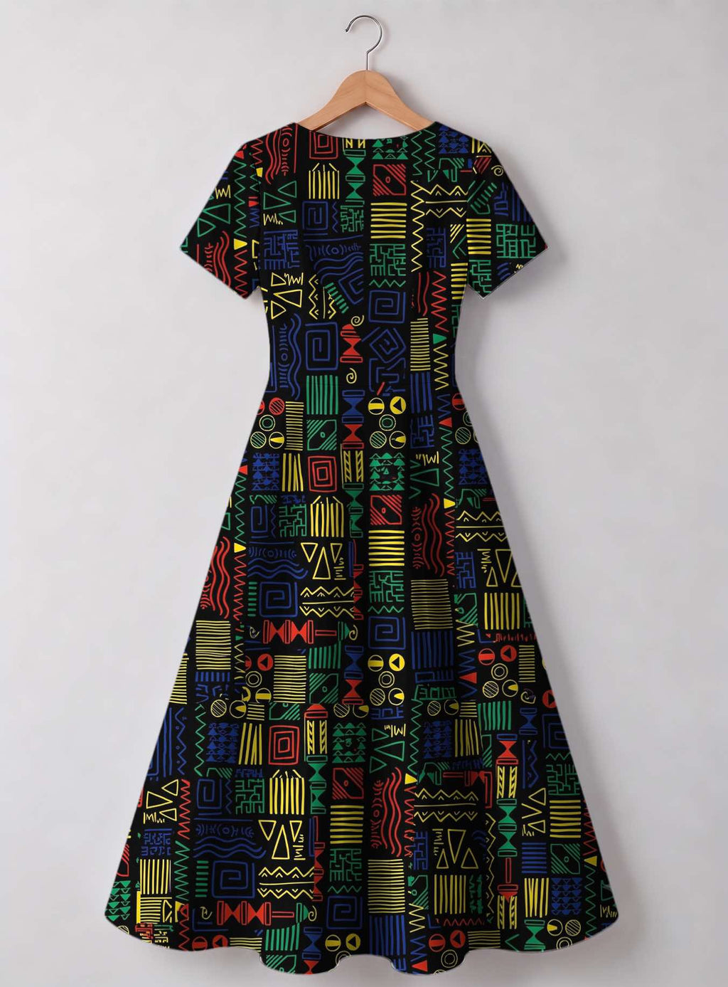 "Michoro" V Neck Midi Dress Promo