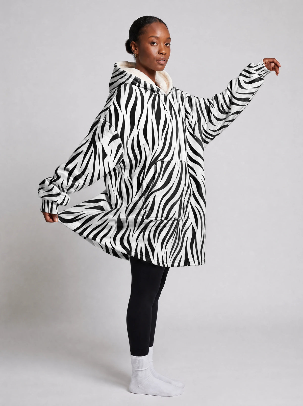 "Milia" Blanket Hoodie — front