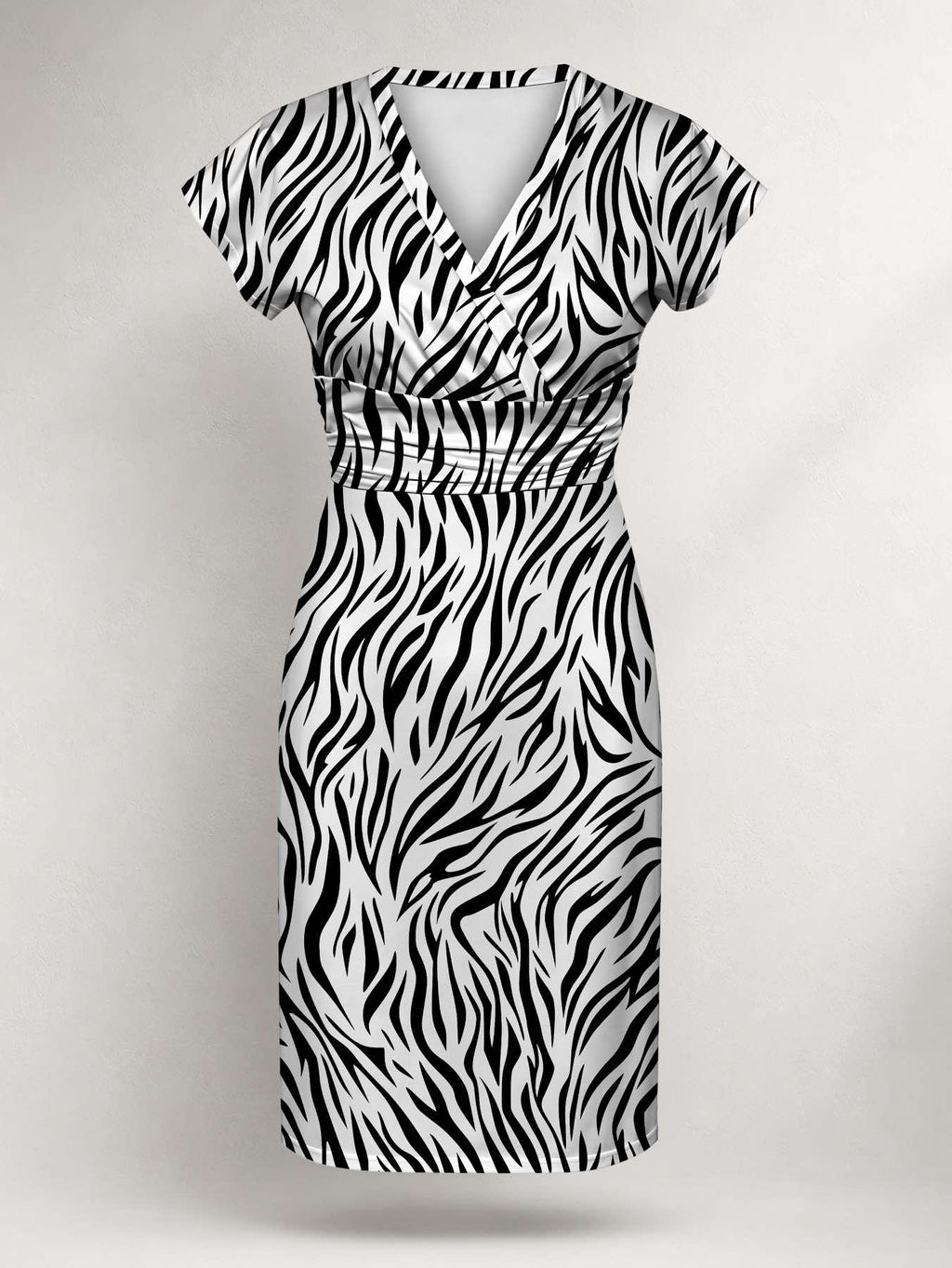 "Milia" Cap Sleeve Midi Dress