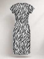 "Milia" Cap Sleeve Midi Dress Promo