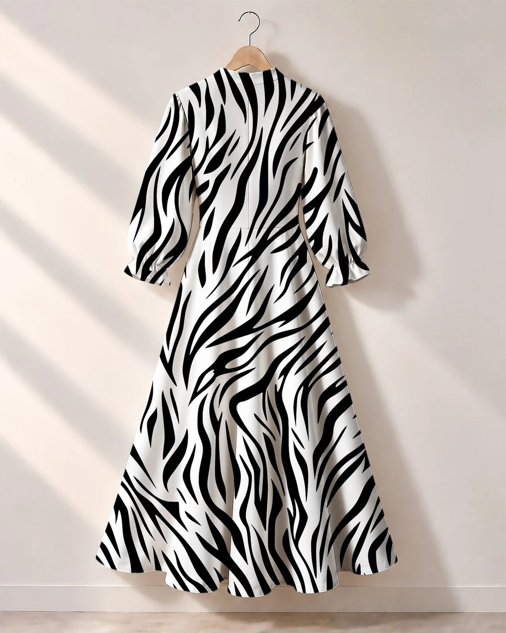 "Milia" Long Puff Sleeve Dress
