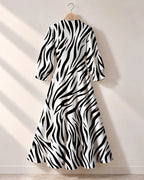 "Milia" Long Puff Sleeve Dress