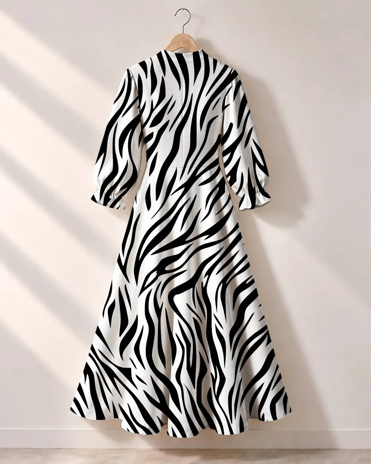 "Milia" Long Puff Sleeve Dress