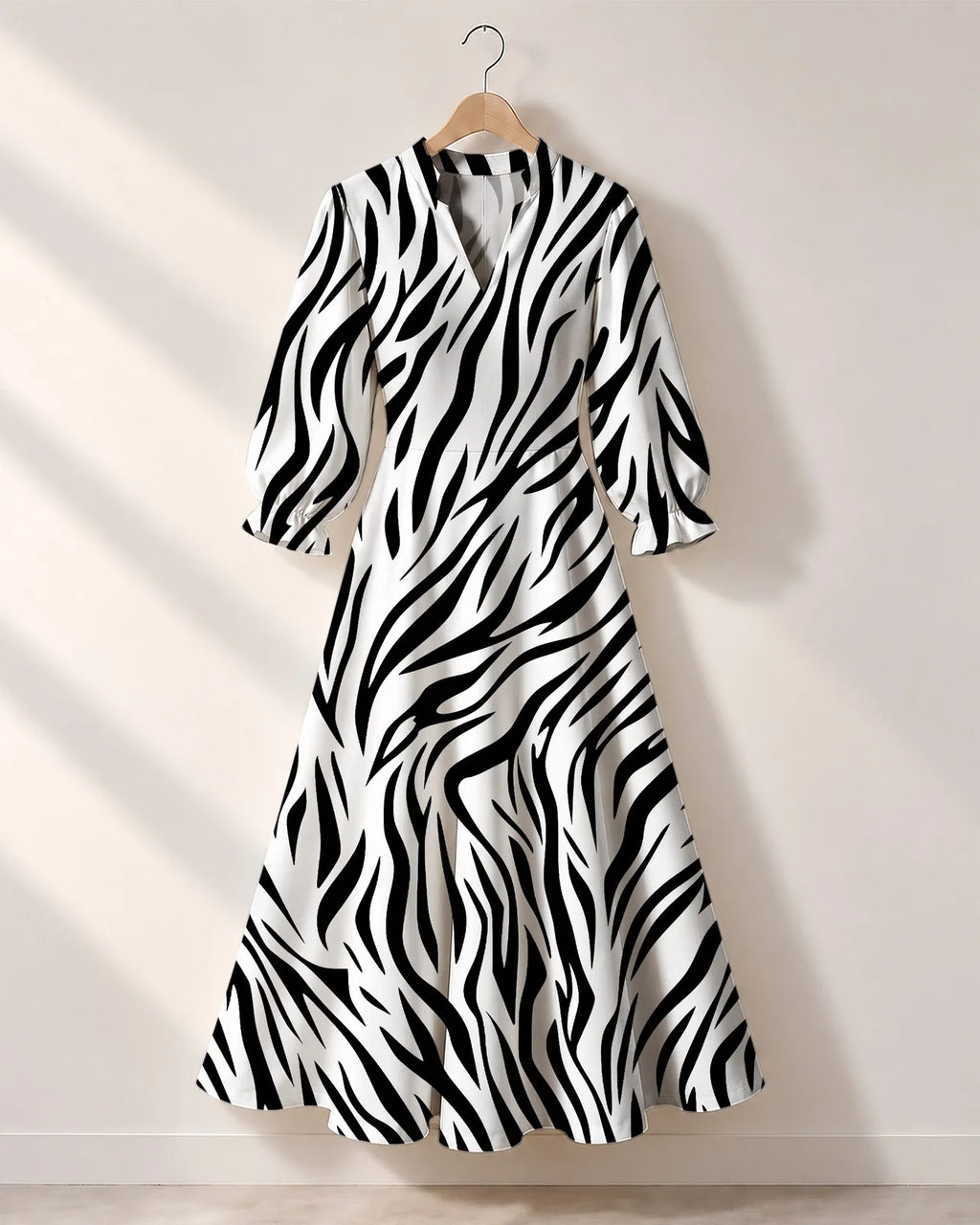 "Milia" Long Puff Sleeve Dress