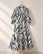 "Milia" Long Puff Sleeve Dress