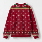 "Misbehave" Christmas Sweatshirt — back view