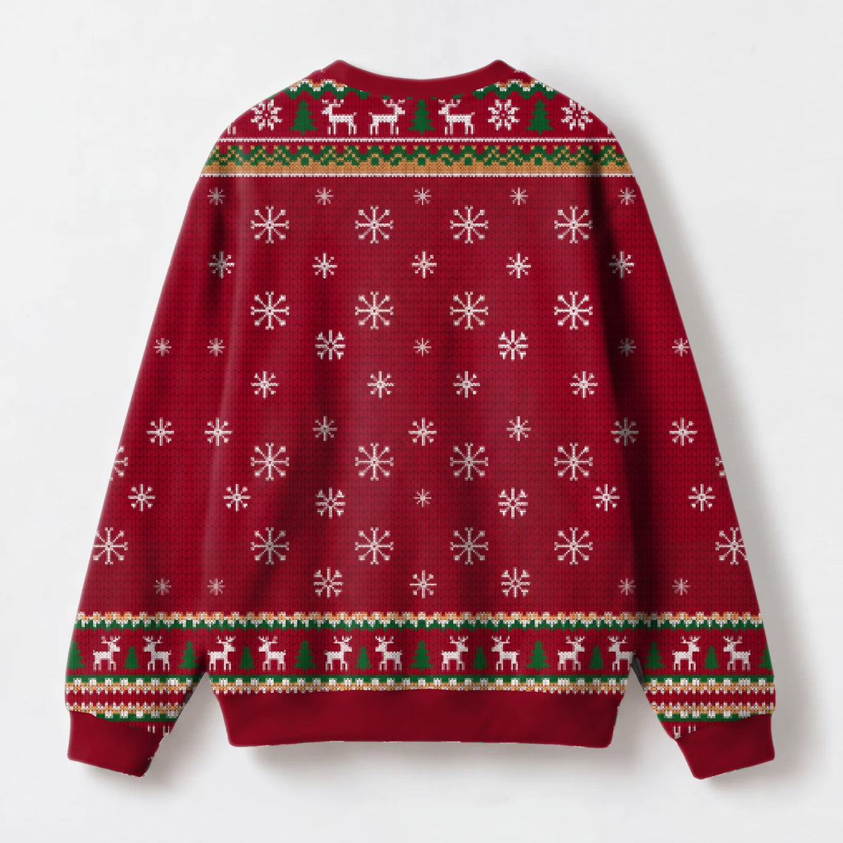"Misbehave" Christmas Sweatshirt — back view