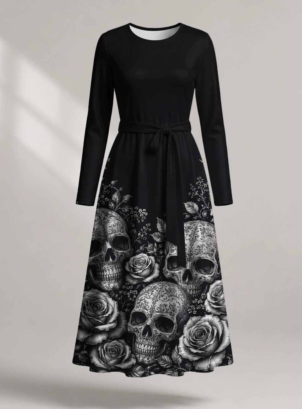 "Mizimu" Long Sleeve Midaxi Dress
