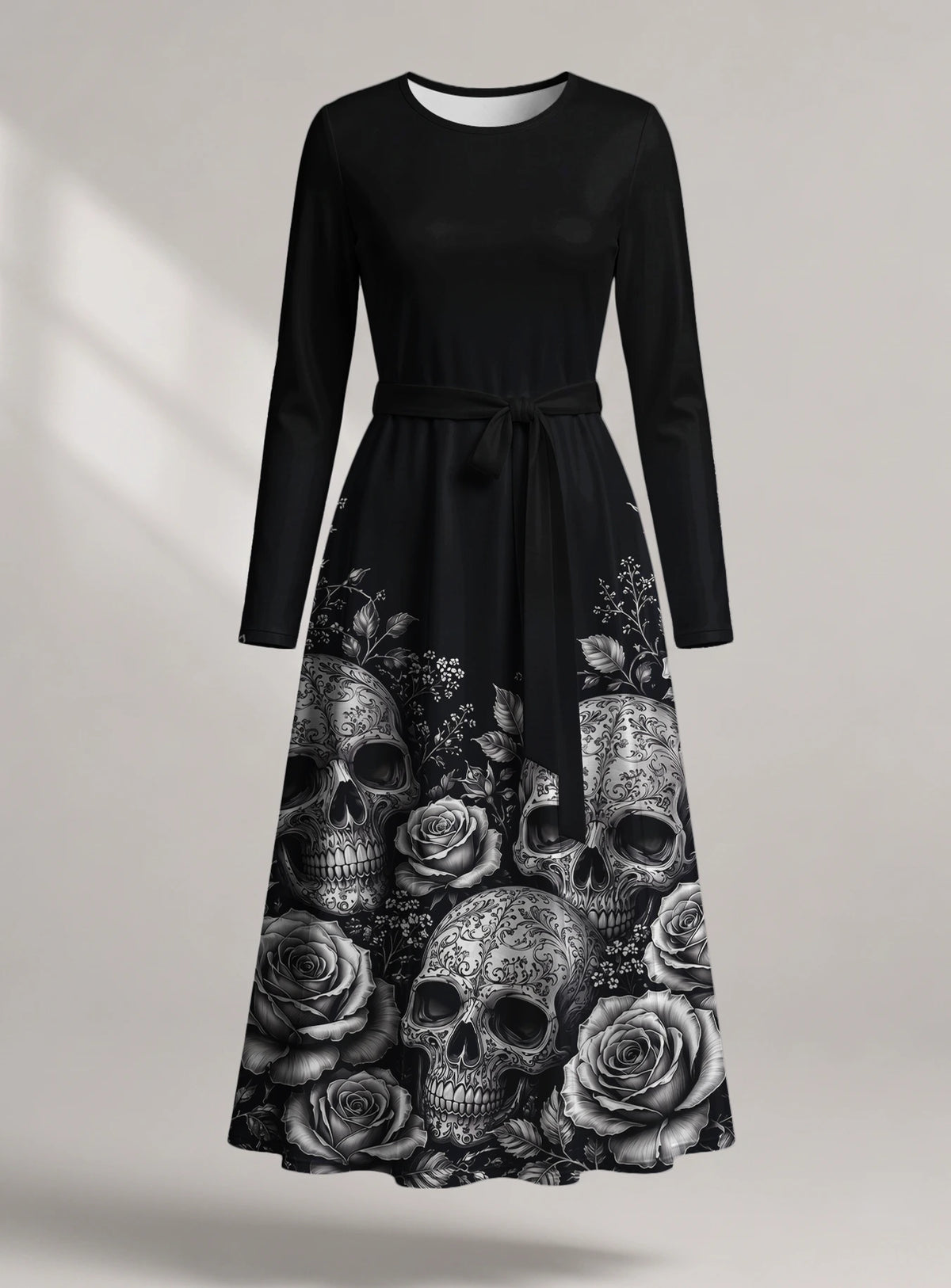 "Mizimu" Long Sleeve Midaxi Dress