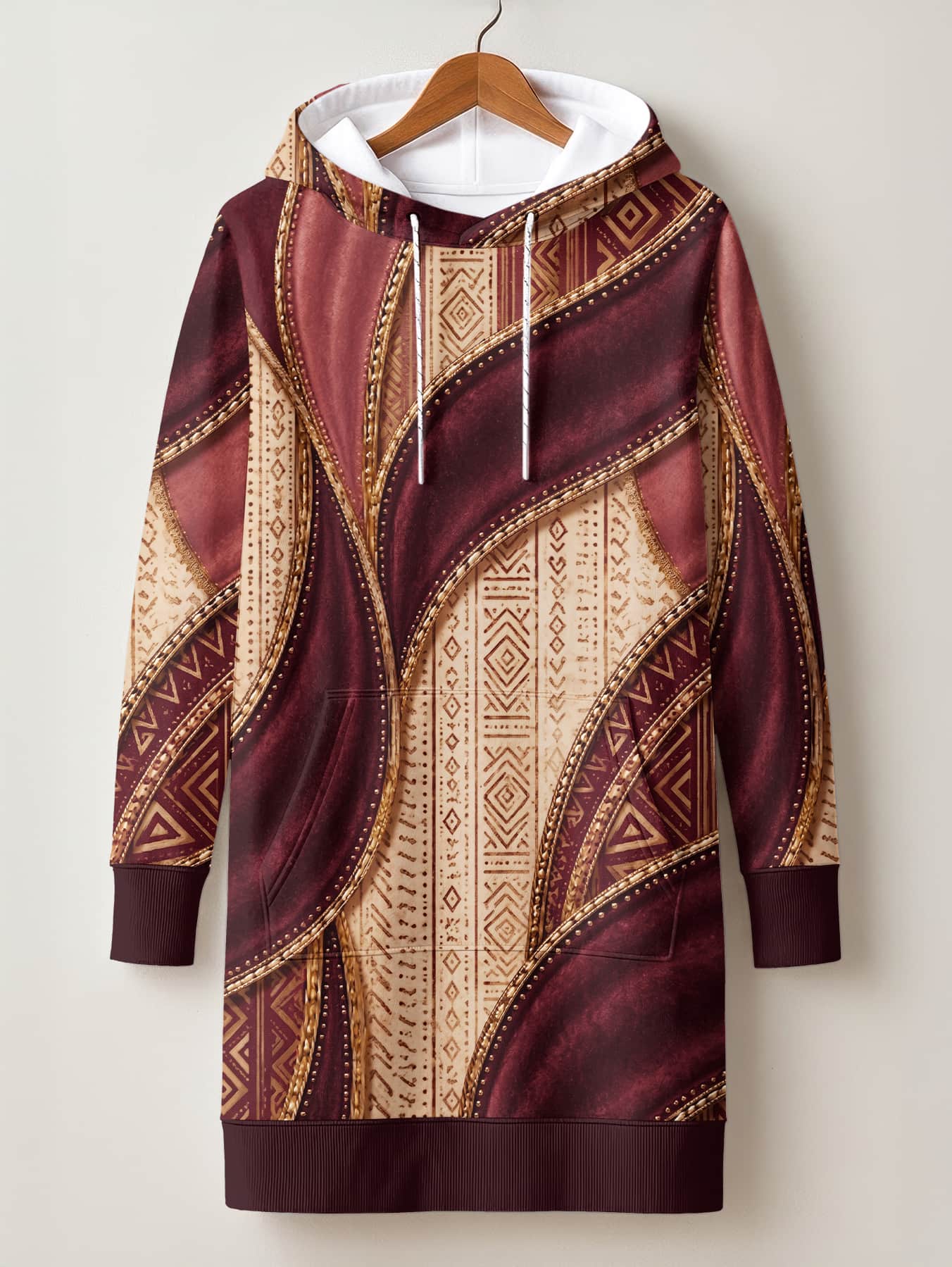 "Tapa" Hoodie Dress