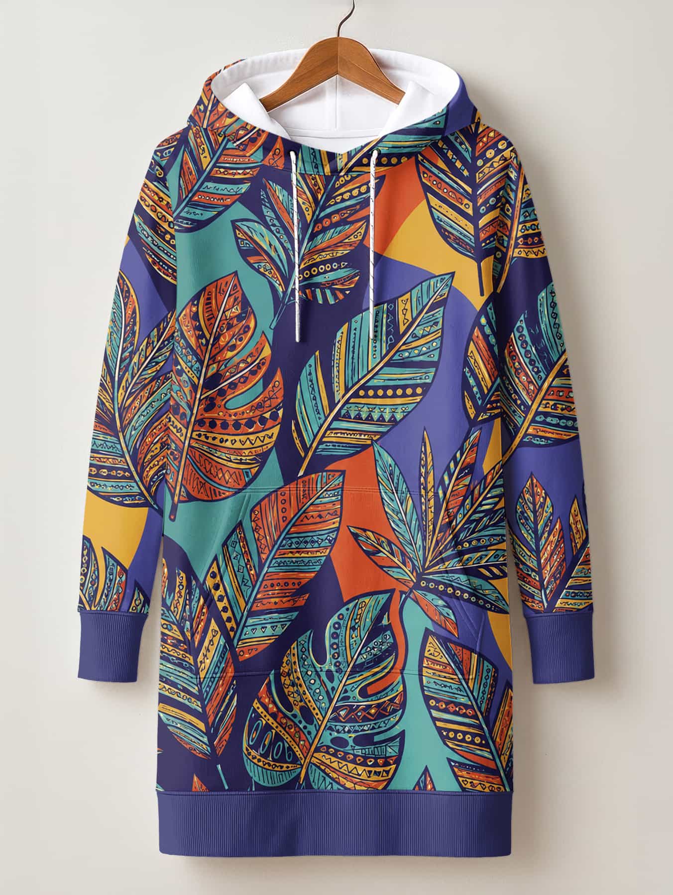 "Majani" Hoodie Dress