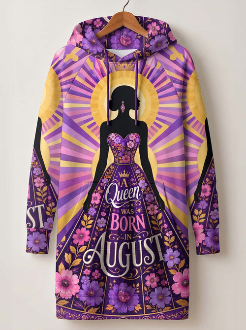 "August Queen Purple Bloom" Hoodie Dress & Leggings Deal
