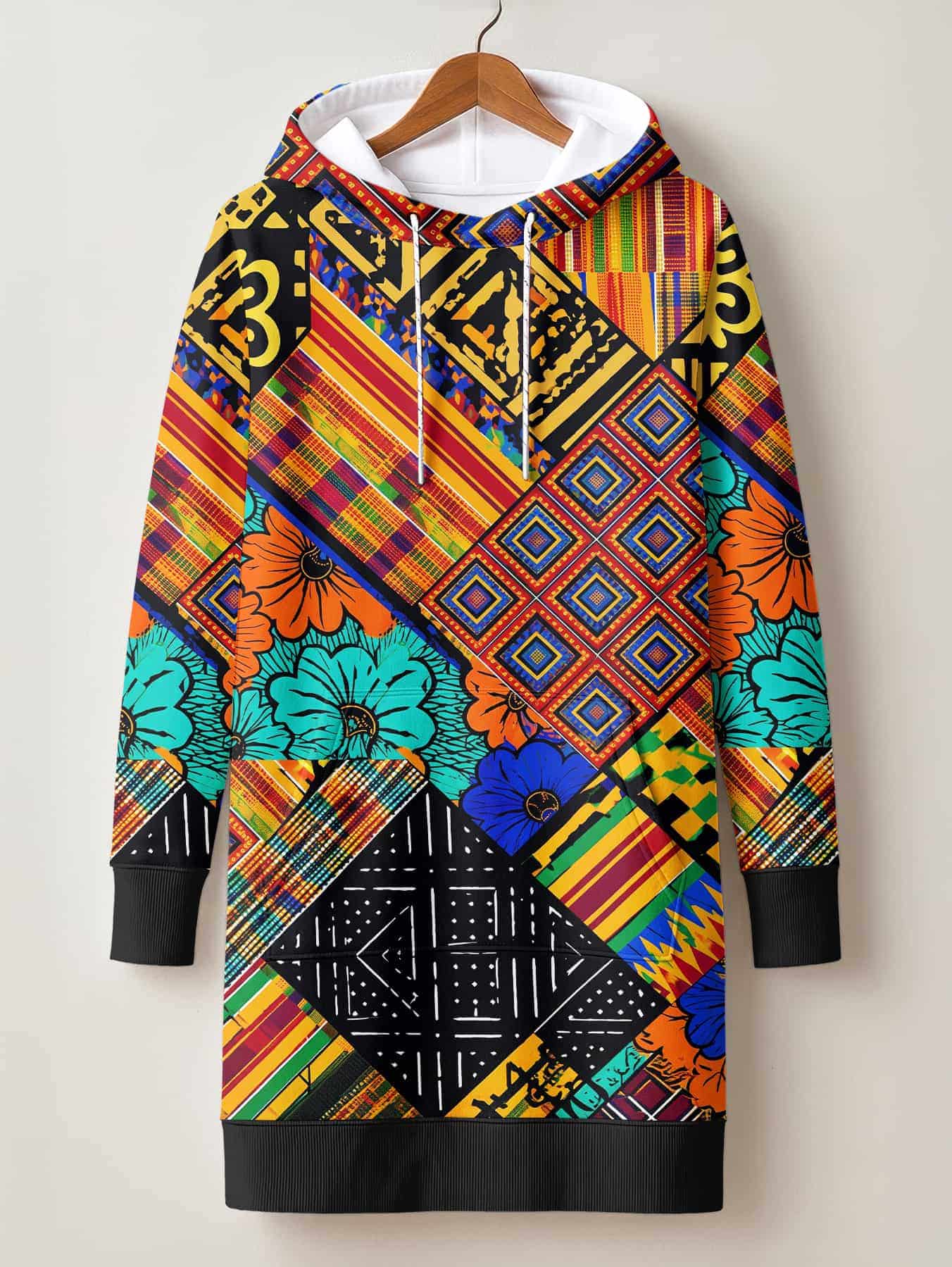 "Vitambaa" Hoodie Dress