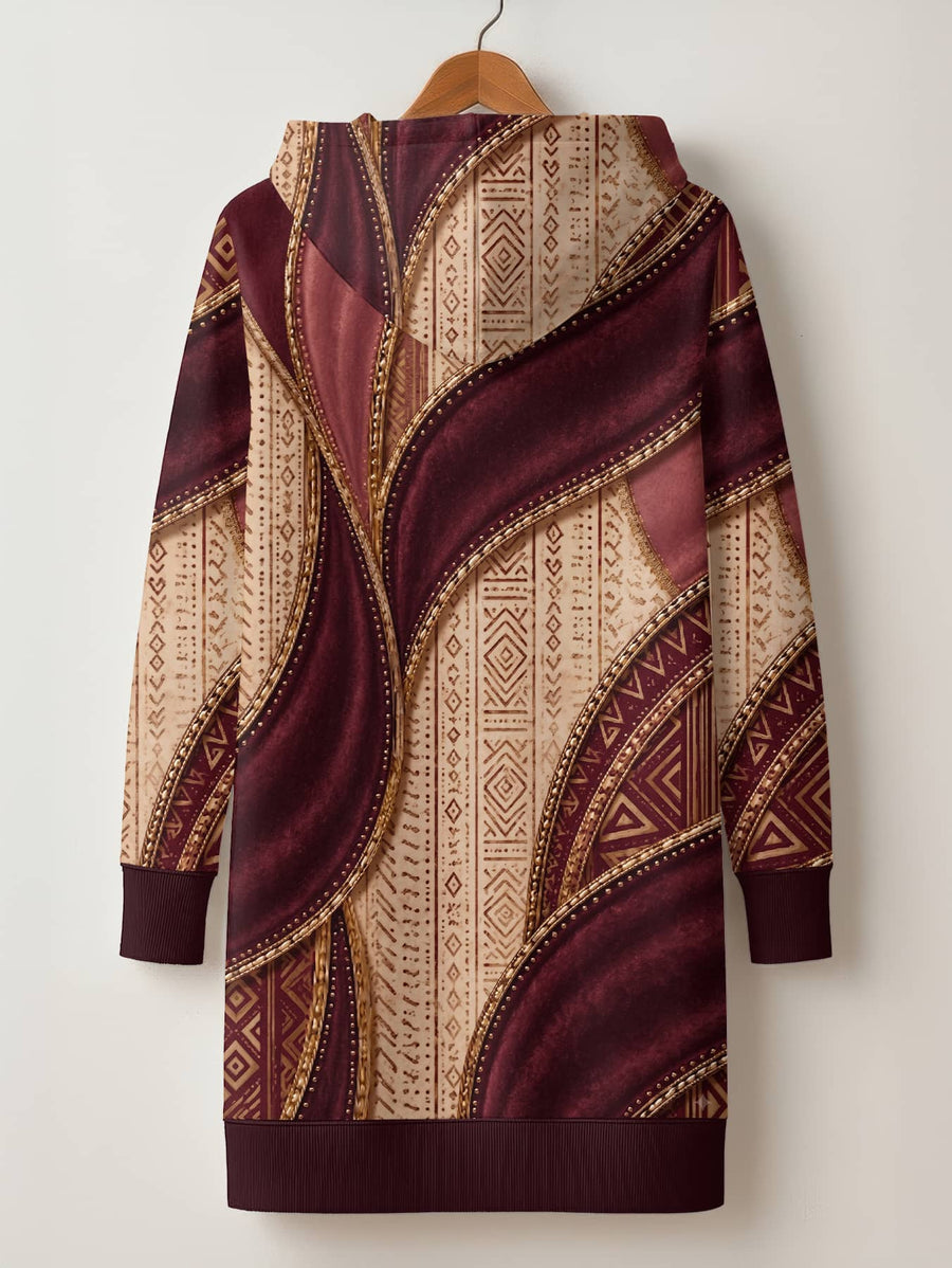 Tapa hoodie dress and leggings, photo 2