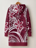 "Lehua" Hoodie Dress