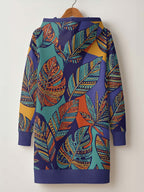 "Majani" Hoodie Dress