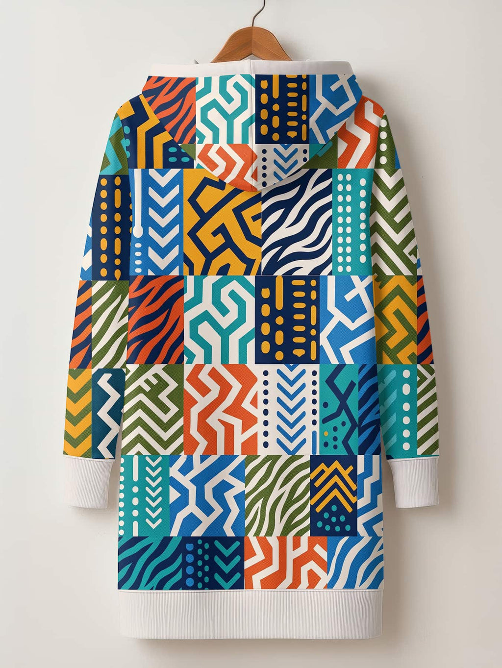 "Kitenge" Hoodie Dress