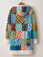 "Kitenge" Hoodie Dress